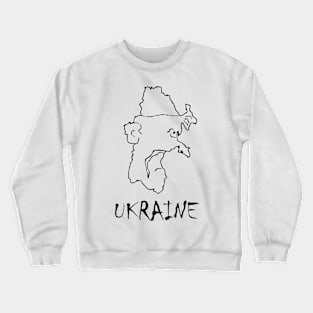 A funny map of Ukraine - 2 Crewneck Sweatshirt